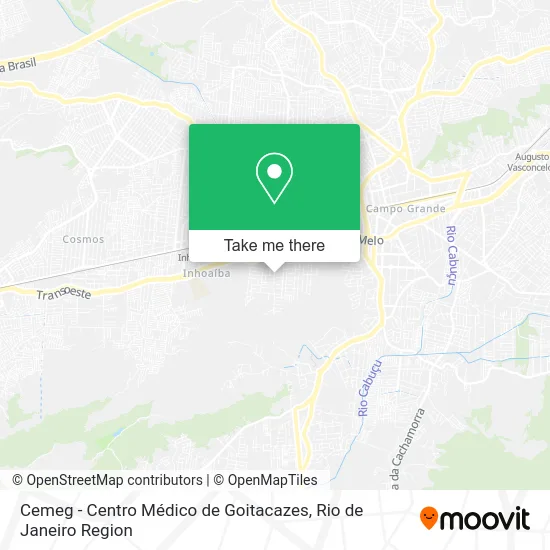 Cemeg - Centro Médico de Goitacazes map