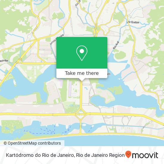 Mapa Kartódromo do Rio de Janeiro