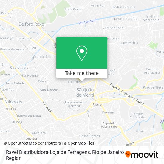 Ravel Distribuidora-Loja de Ferragens map