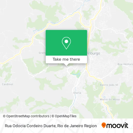 Rua Odocia Cordeiro Duarte map
