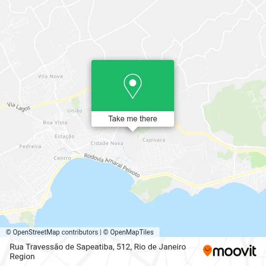 Rua Travessão de Sapeatiba, 512 map