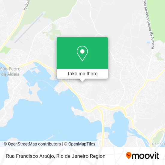 Rua Francisco Araújo map