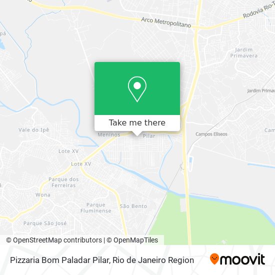 Pizzaria Bom Paladar Pilar map