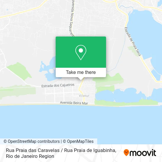 Rua Praia das Caravelas / Rua Praia de Iguabinha map
