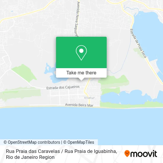 Rua Praia das Caravelas / Rua Praia de Iguabinha map