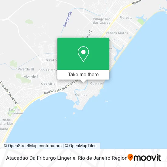 Atacadao Da Friburgo Lingerie map