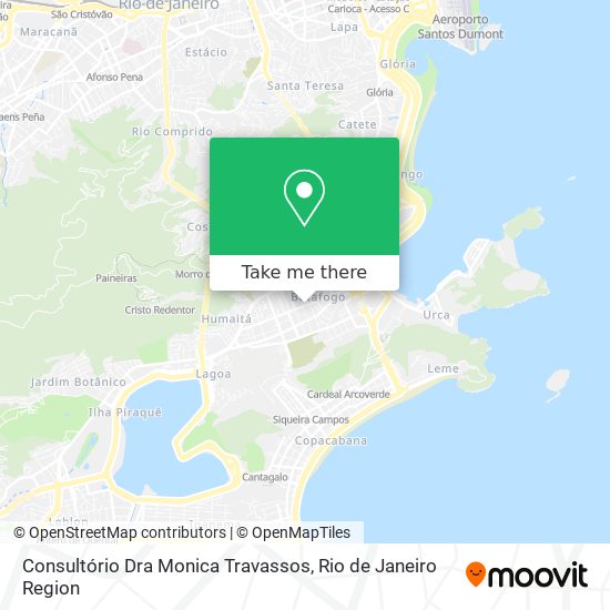 Mapa Consultório Dra Monica Travassos