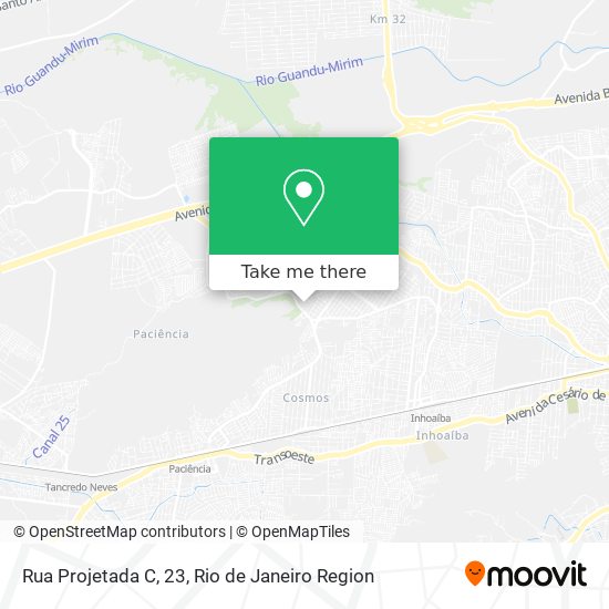 Rua Projetada C, 23 map