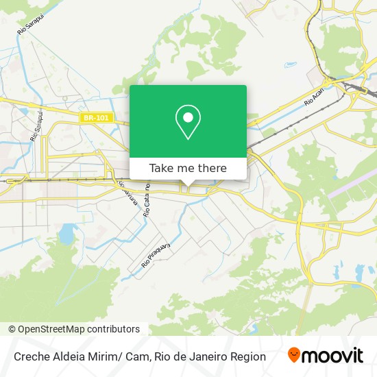 Creche Aldeia Mirim/ Cam map