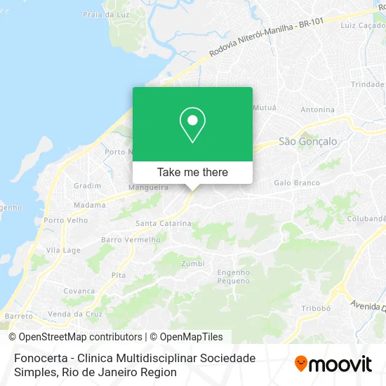 Fonocerta - Clinica Multidisciplinar Sociedade Simples map