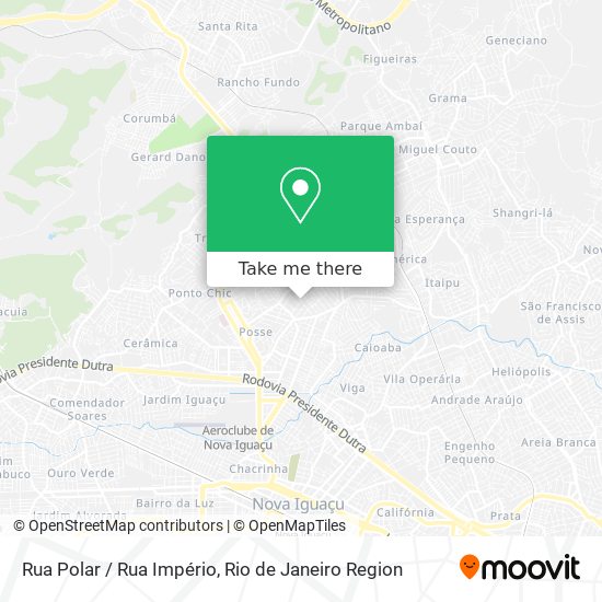 Rua Polar / Rua Império map