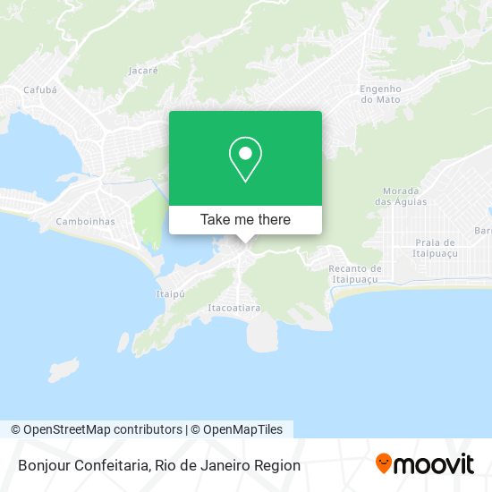 Bonjour Confeitaria map