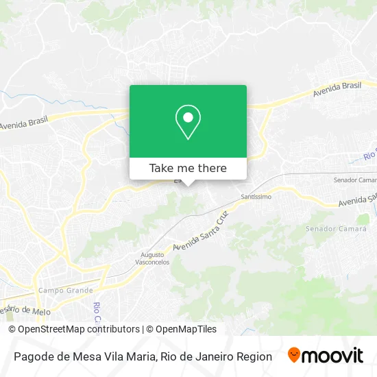 Pagode de Mesa Vila Maria map