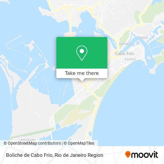 Boliche de Cabo Frio map