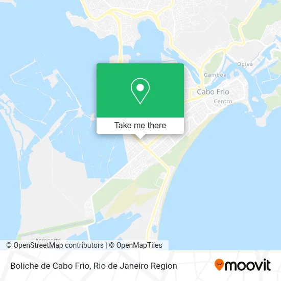 Boliche de Cabo Frio map