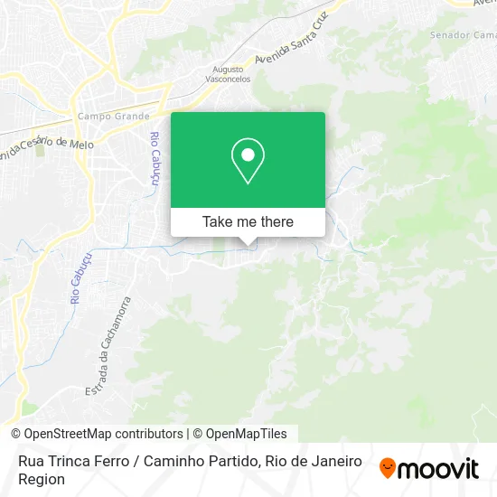 Rua Trinca Ferro / Caminho Partido map