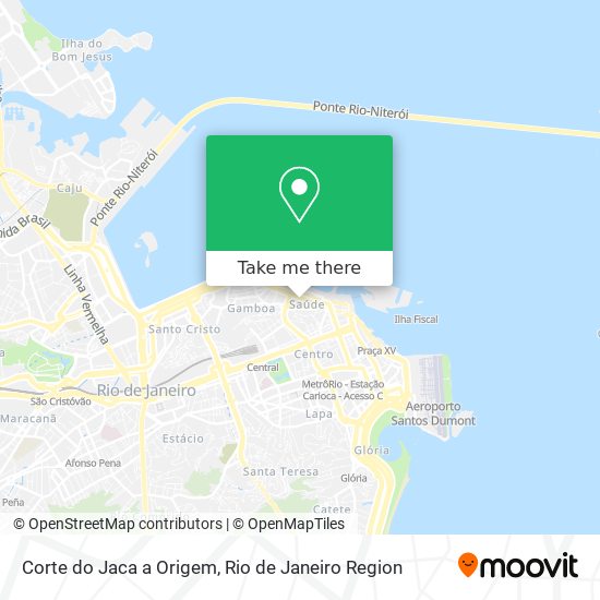 Corte do Jaca a Origem map