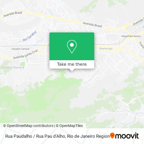 Mapa Rua Paudalho / Rua Pau d'Alho