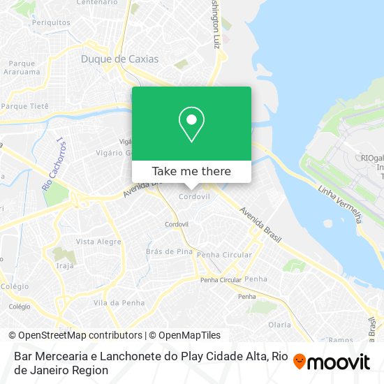 Bar Mercearia e Lanchonete do Play Cidade Alta map