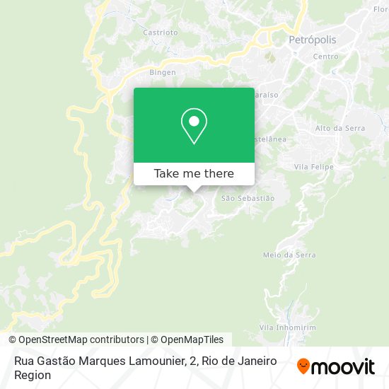 Rua Gastão Marques Lamounier, 2 map