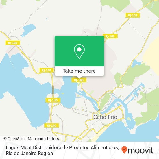 Mapa Lagos Meat Distribuidora de Produtos Alimenticios