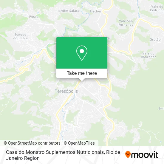 Casa do Monstro Suplementos Nutricionais map