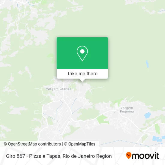 Giro 867 - Pizza e Tapas map