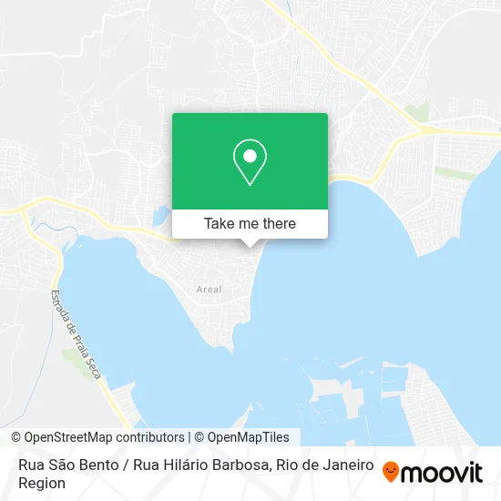 Rua São Bento / Rua Hilário Barbosa map