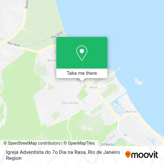 Igreja Adventista do 7o Dia na Rasa map