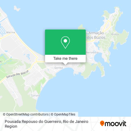 Mapa Pousada Repouso do Guerreiro