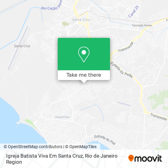 Igreja Batista Viva Em Santa Cruz map