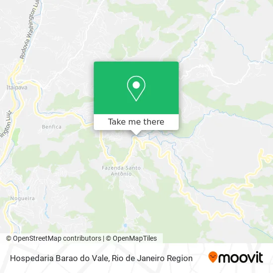 Hospedaria Barao do Vale map