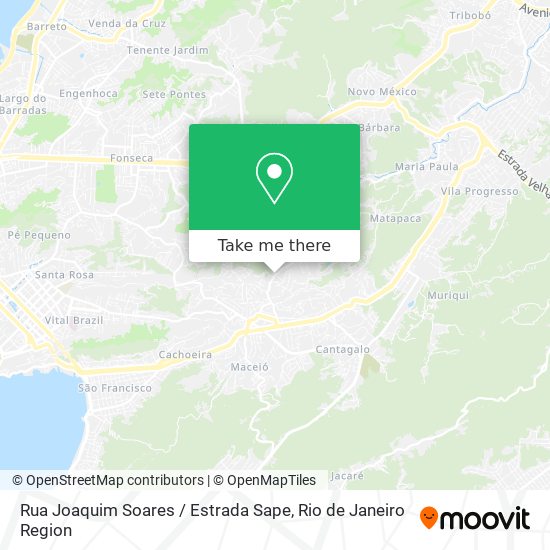 Rua Joaquim Soares / Estrada Sape map