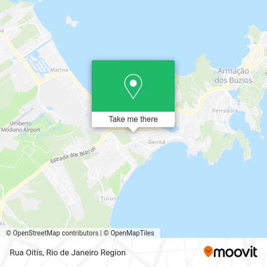 Rua Oitis map