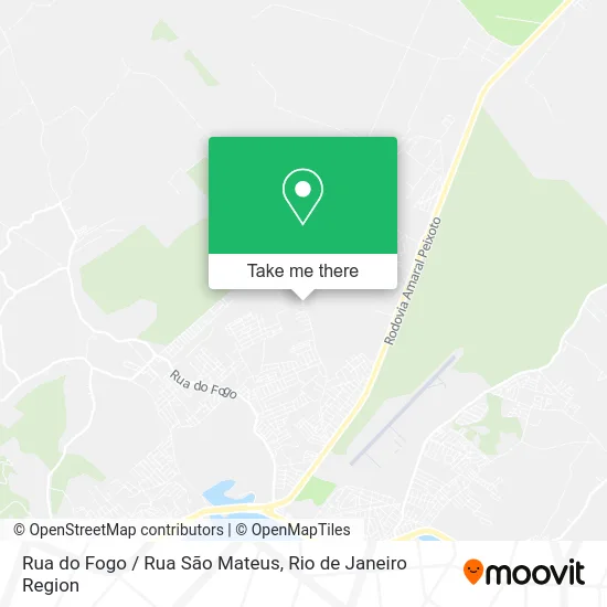 Rua do Fogo / Rua São Mateus map