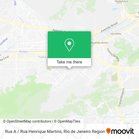 Rua A / Rua Henrique Martins map