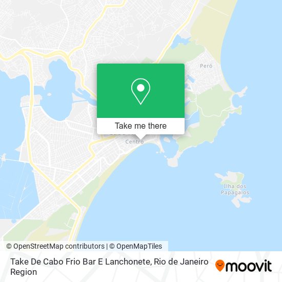 Take De Cabo Frio Bar E Lanchonete map