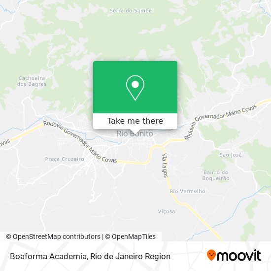 Boaforma Academia map