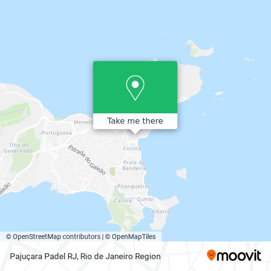 Pajuçara Padel RJ map