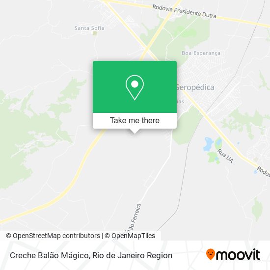 Creche Balão Mágico map