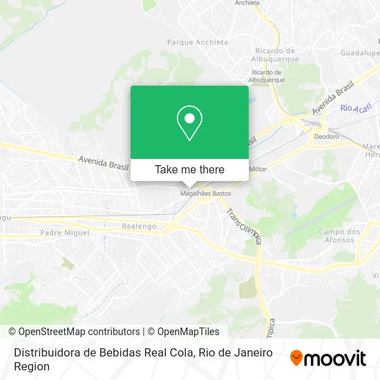 Distribuidora de Bebidas Real Cola map