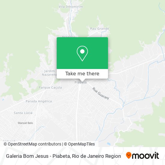 Galeria Bom Jesus - Piabeta map