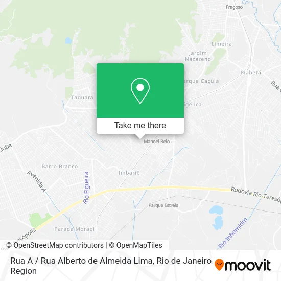 Rua A / Rua Alberto de Almeida Lima map