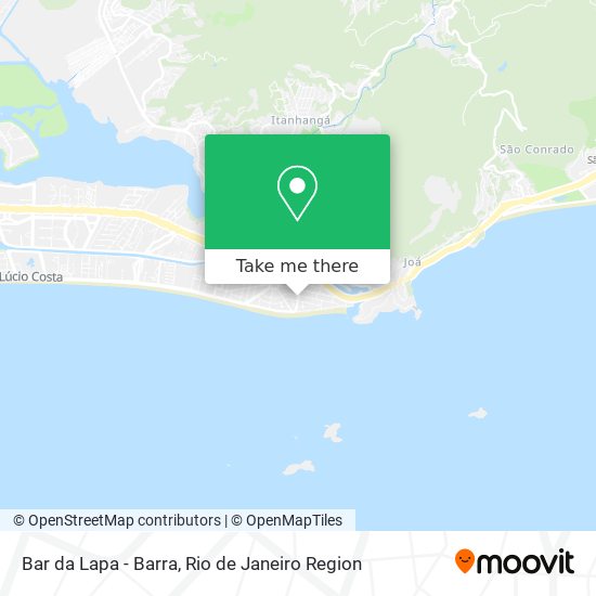 Mapa Bar da Lapa - Barra