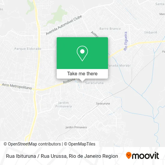 Rua Ibituruna / Rua Urussa map