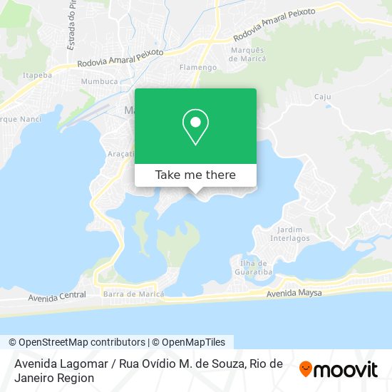 Avenida Lagomar / Rua Ovídio M. de Souza map