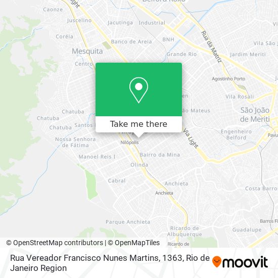 Rua Vereador Francisco Nunes Martins, 1363 map