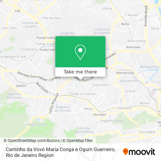 Cantinho da Vovó Maria Conga e Ogum Guerreiro map