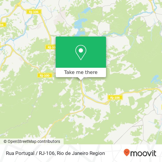 Rua Portugal / RJ-106 map