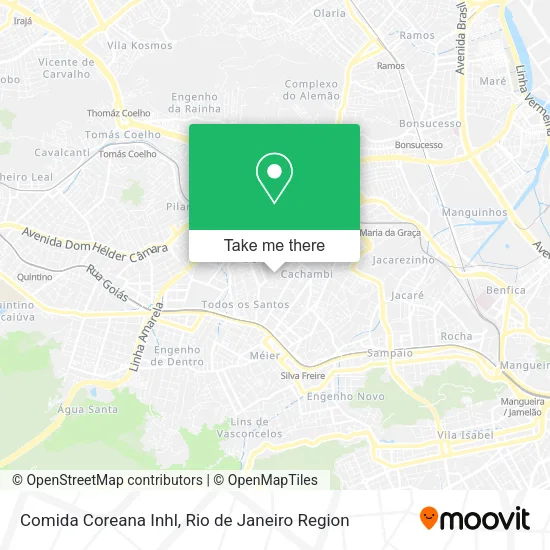Comida Coreana Inhl map